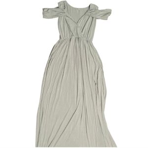Elegant Mint Green‎ Maxi Dress